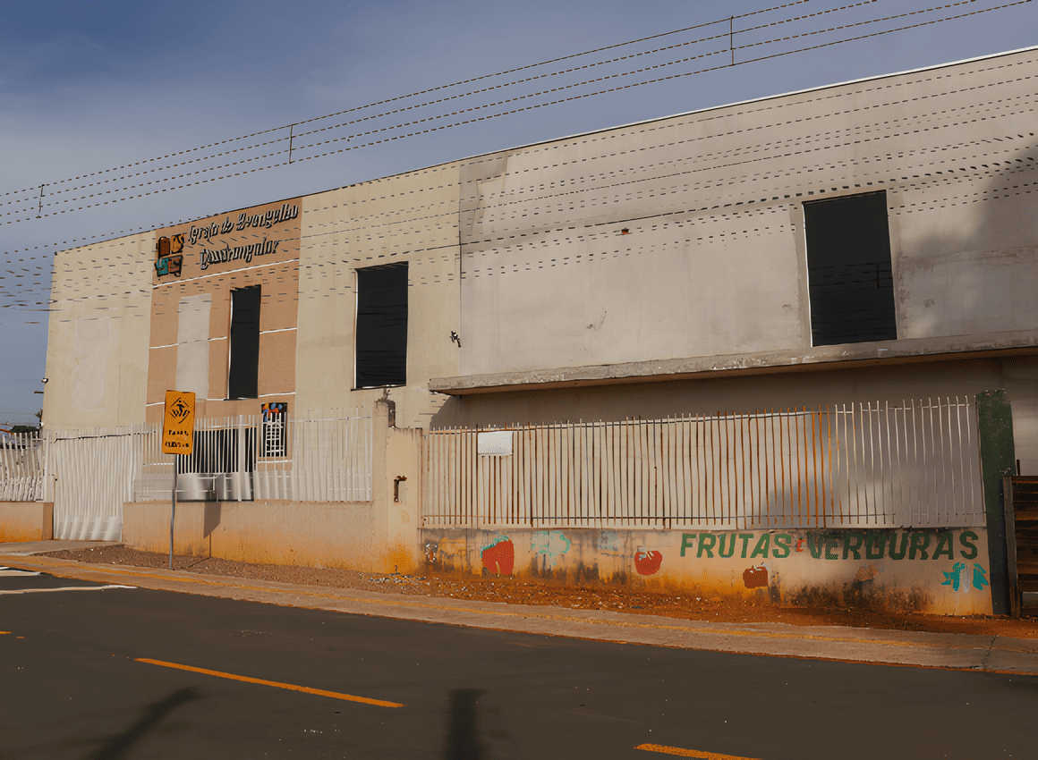 Foto interna da igreja